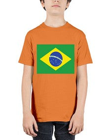 Brazil 488# - world flags - Youth Tee Unisex