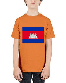 Cambodia 537# - world flags - Youth Tee Unisex