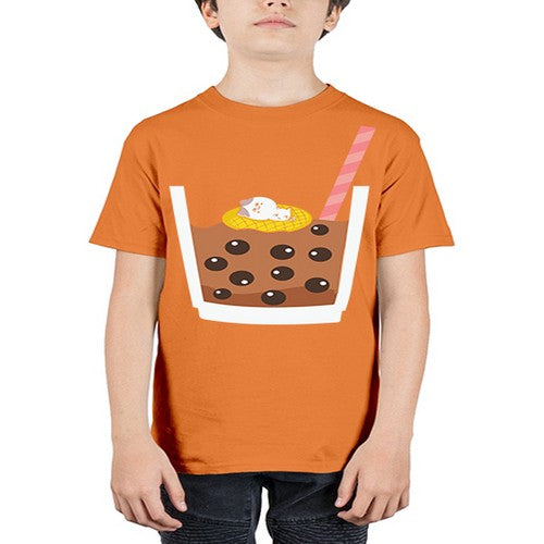 Cat Boba Tea Anime Kawaii Anime 224# - anime - Youth Tee Unisex