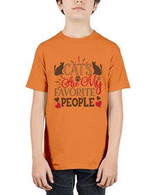 Cats Are My Favorite People Style 8# - cats - Youth Tee Unisex