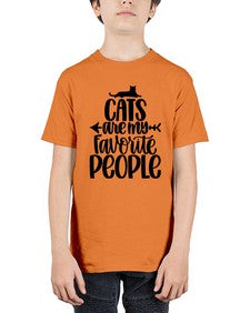 Cats Are My Favorite People Style 90# - cats - Youth Tee Unisex