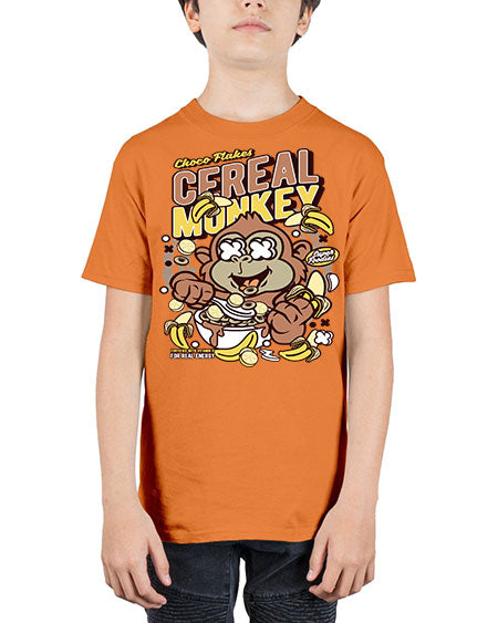 Cereal Monkey - monkey - Youth Tee Unisex