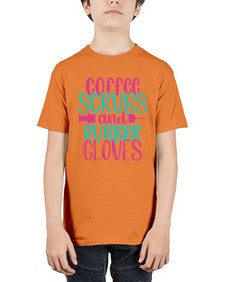 Coffee Scrubs And Rubber Gloves Style Style 665# - nurse - Youth Tee Unisex