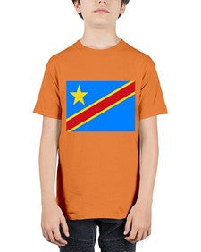 Congo Democratic Republic of the 613# - world flags - Youth Tee Unisex