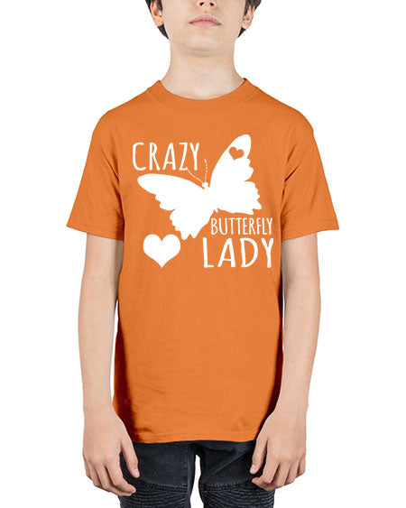 Crayz butterfly lady - butterfly - Youth Tee Unisex