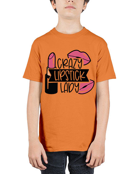 Crazy Lipstick Lady Style 108# - beauty - fashion - Youth Tee Unisex