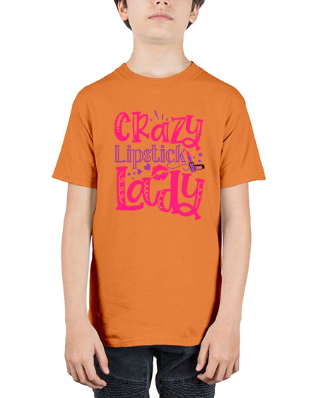 Crazy Lipstick Lady Style 241# - beauty - fashion - Youth Tee Unisex