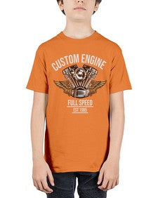 Custom engine 14# - motorcycle - Youth Tee Unisex