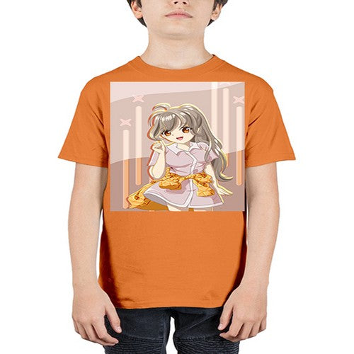 Cute and happy girl with picnic outfit 10# - anime - Youth Tee Unisex