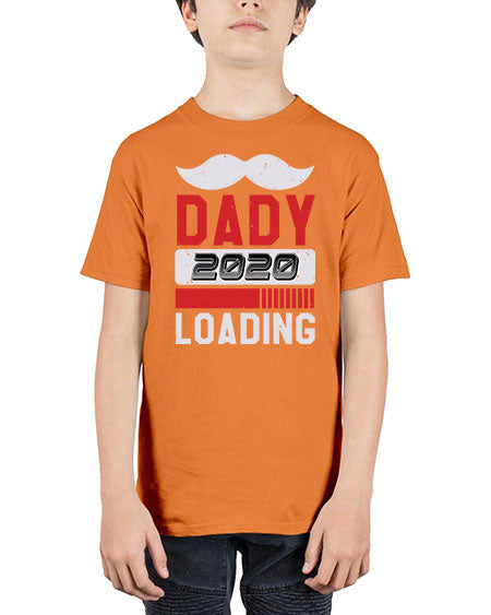 Dady Loading Style 70# - baby shower - Youth Tee Unisex