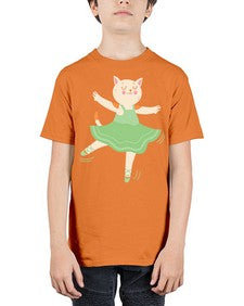 Dancing cat ballerina for ballet ballet 112# - ballet - Youth Tee Unisex