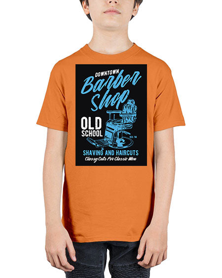 Downtown Barbershop CS729# - barber - Youth Tee Unisex
