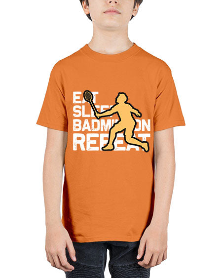 Eat 1286# - badminton - Youth Tee Unisex