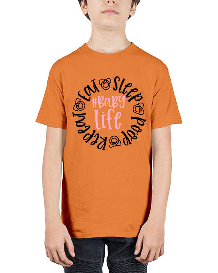 Eat Sleep Poop Repeat BabyLife Style 306# - baby - Youth Tee Unisex