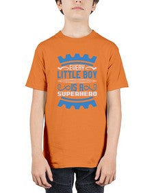 Every little boy is a superhero 123# - cartoon super hero - Youth Tee Unisex