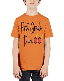 First Grade Diva 124# - first grade - Youth Tee Unisex