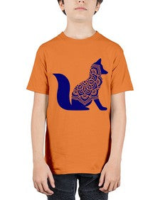 FoxMandalaUpdated 463# - mandala - Youth Tee Unisex