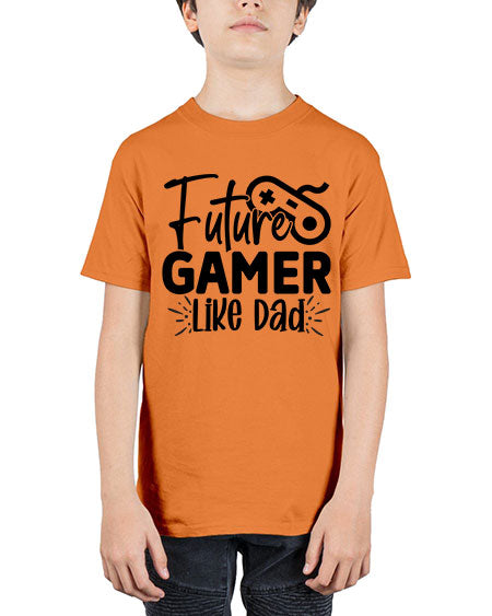 Future Gamer Like Dad 312# - kids - Youth Tee Unisex