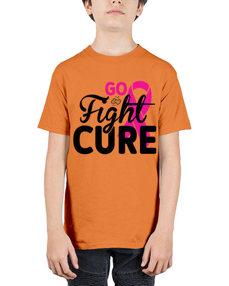 Go Fight Cure 23# - breast cancer - Youth Tee Unisex