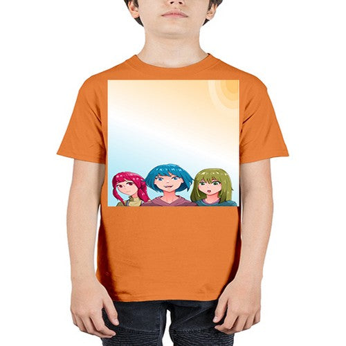 Happy three friend 20# - anime - Youth Tee Unisex