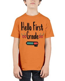 Hello First Grade 273# - first grade - Youth Tee Unisex
