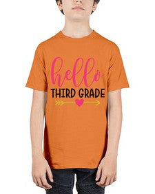 Hello Third Grade 350# - third grade - Youth Tee Unisex