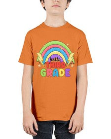 Hello third Grade Rainbow 348# - third grade - Youth Tee Unisex