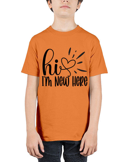 Hi Im New Here 332# - kids - Youth Tee Unisex