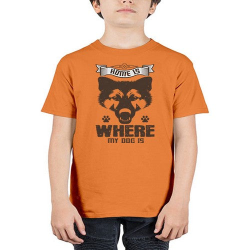 Home Is Where My Dog Is Style 202# - dogs - Youth Tee Unisex
