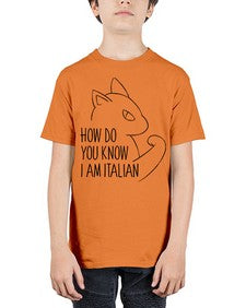 How Do You Know I am Italian - cats - Youth Tee Unisex