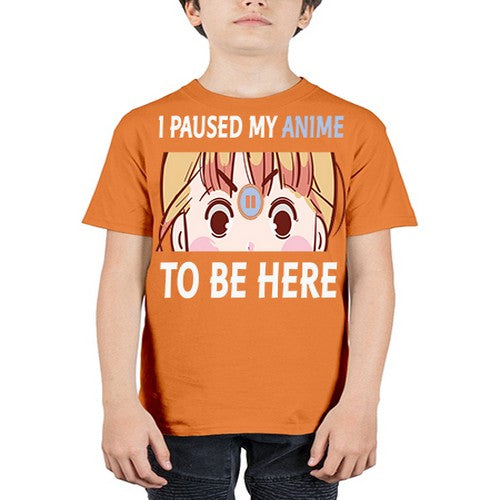 I Paused My Anime To Anime 244# - anime - Youth Tee Unisex