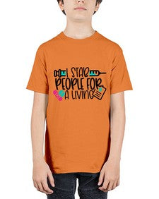 I Stab People For A Living Style Style 923# - nurse - Youth Tee Unisex