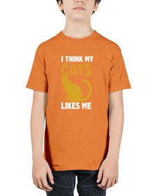 I Think My Cats - cats - Youth Tee Unisex