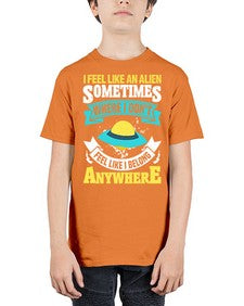 I feel like an alien sometimes where i dont belong 11# - ufo - Youth Tee Unisex