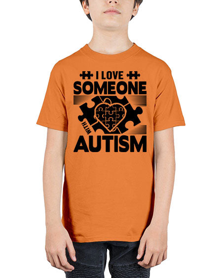 I love someone Style 47# - autism - Youth Tee Unisex