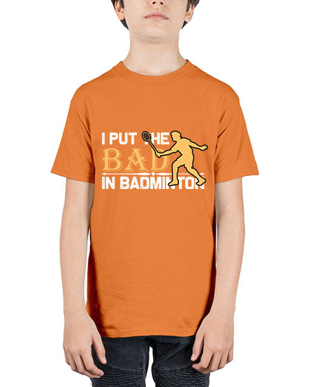 I put 1096# - badminton - Youth Tee Unisex