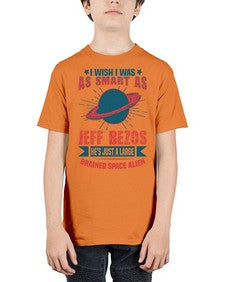 I wish i was as smart as jeff bezos 25# - ufo - Youth Tee Unisex