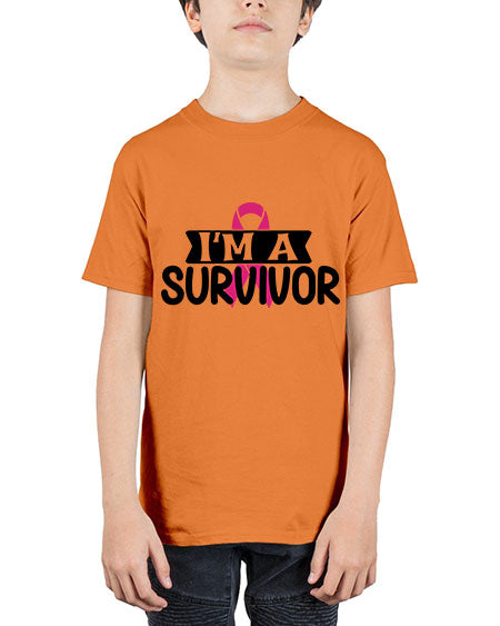 Im a Survivor 17# - breast cancer - Youth Tee Unisex