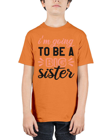 Im going to be a big sister Style 117# - baby shower - Youth Tee Unisex