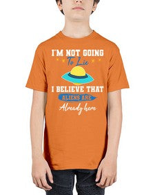 Im not going to lie i believe aliens are here 27# - ufo - Youth Tee Unisex