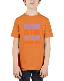 Impossible is for the unwilling Style 241# - cleaner - Youth Tee Unisex
