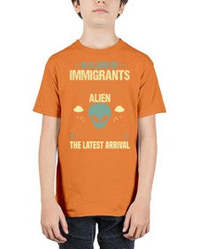 In a lan of immigrants one was not an alien 28# - ufo - Youth Tee Unisex