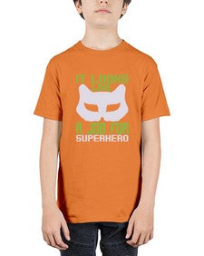 It loks like a job for superhero 144# - cartoon super hero - Youth Tee Unisex