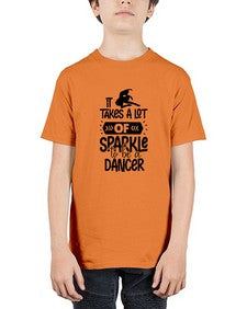 It takes a lot of sparkle to be a dancer 145# - ballet - Youth Tee Unisex