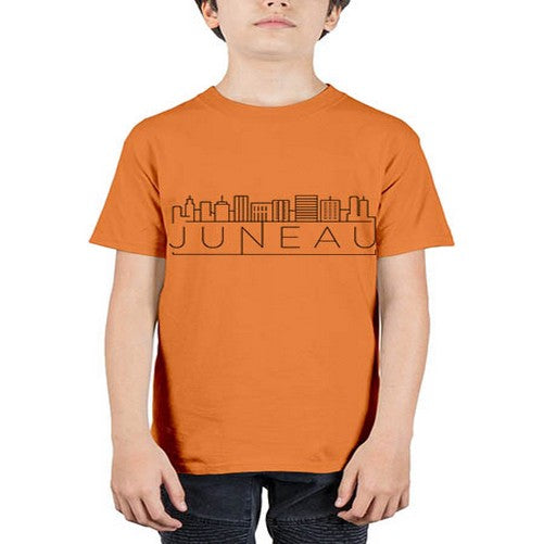 Juneau Minimal Skyline 1003# - cities - Youth Tee Unisex