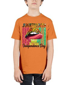 Juneteenth Independence Day Sexy Lip Png 11# - black juneteenth - Youth Tee Unisex