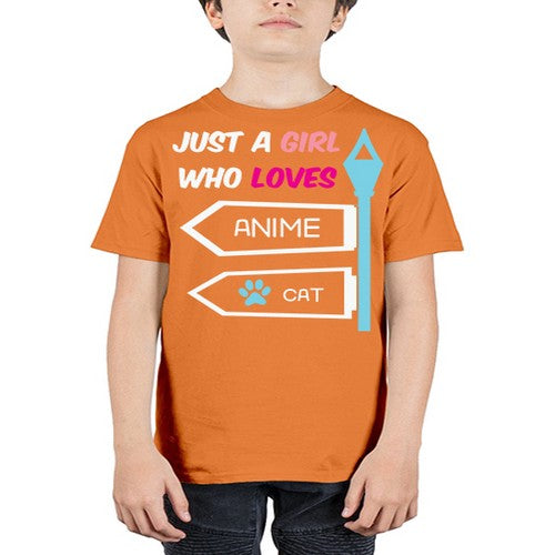 Just A Girl Who Loves Anime 264# - anime - Youth Tee Unisex