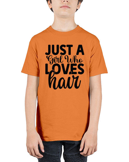 Just A Girl Who Loves Hair 1018# - hairdresser - Youth Tee Unisex