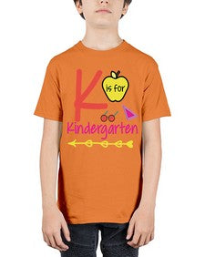 K is for Kindergarten 397# - prek headstart - Youth Tee Unisex