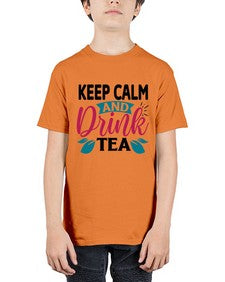 Keep Calm And Drink Tea 1259# - tea - Youth Tee Unisex